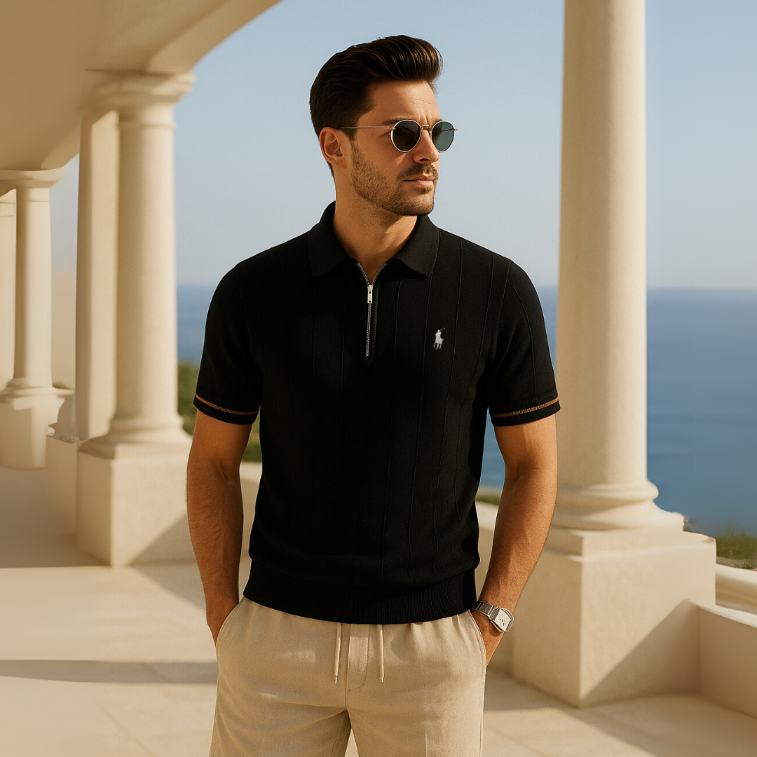 RL | Polo con zip Premium