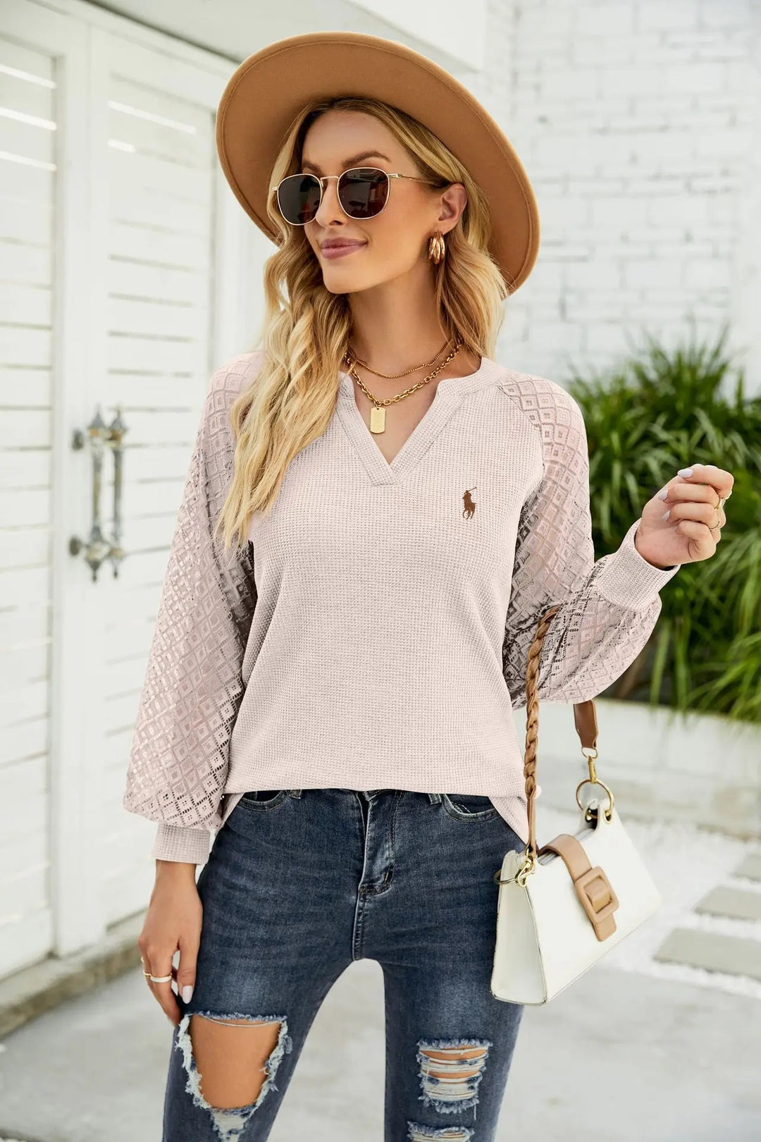 Elegante top a maniche lunghe - SVENDITA DI MAGAZZINO
