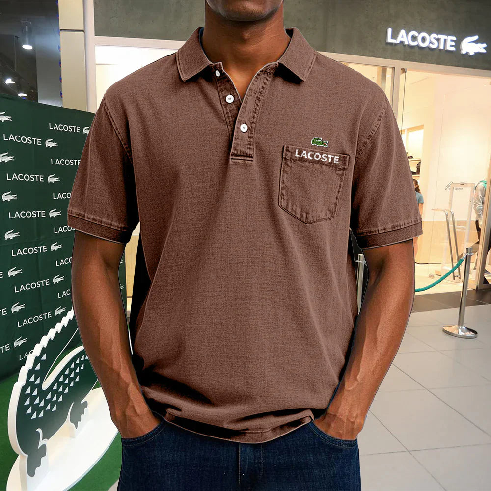 LCT | Polo casual vintage de algodón