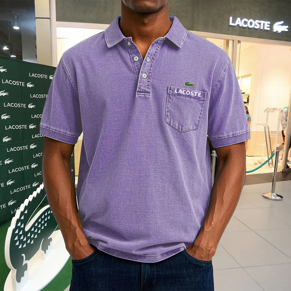 LCT | Polo casual vintage de algodón