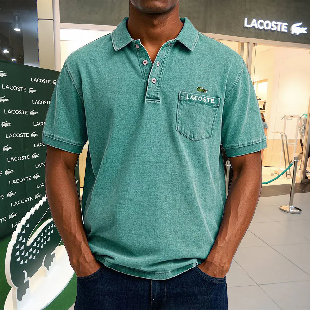 LCT | Polo casual vintage de algodón