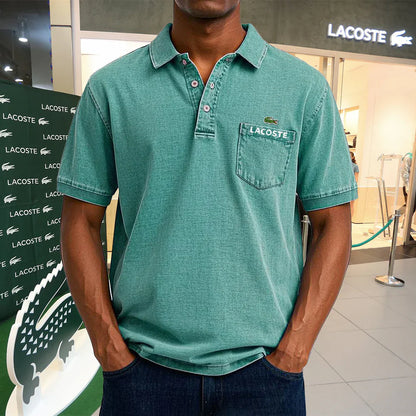 LCT | Polo casual vintage de algodón