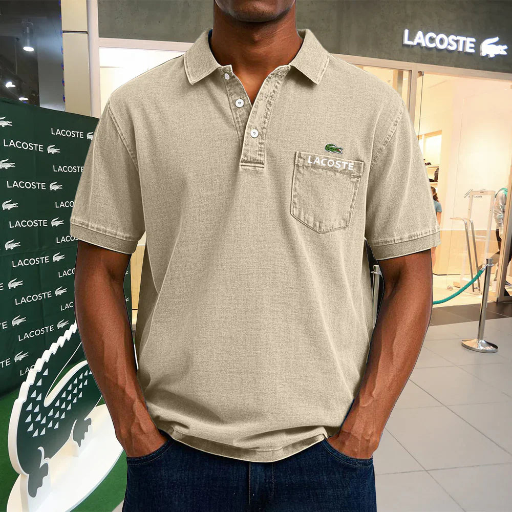 LCT | Polo casual vintage de algodón
