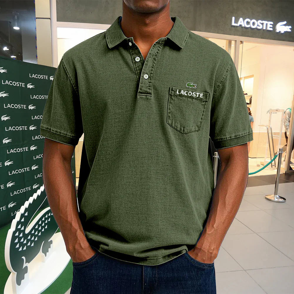 LCT | Polo casual vintage de algodón