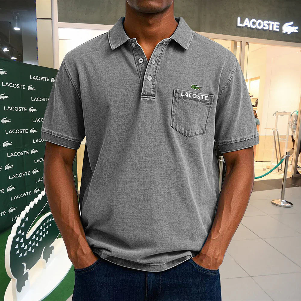 LCT | Polo casual vintage de algodón