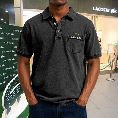 LCT | Polo casual vintage de algodón