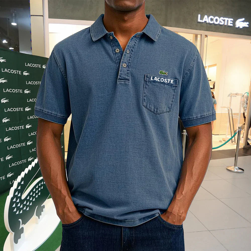 LCT | Polo casual vintage de algodón