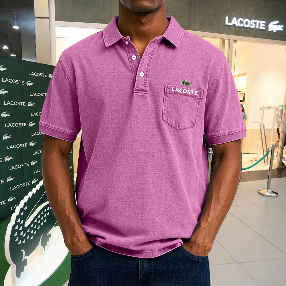 LCT | Polo casual vintage de algodón