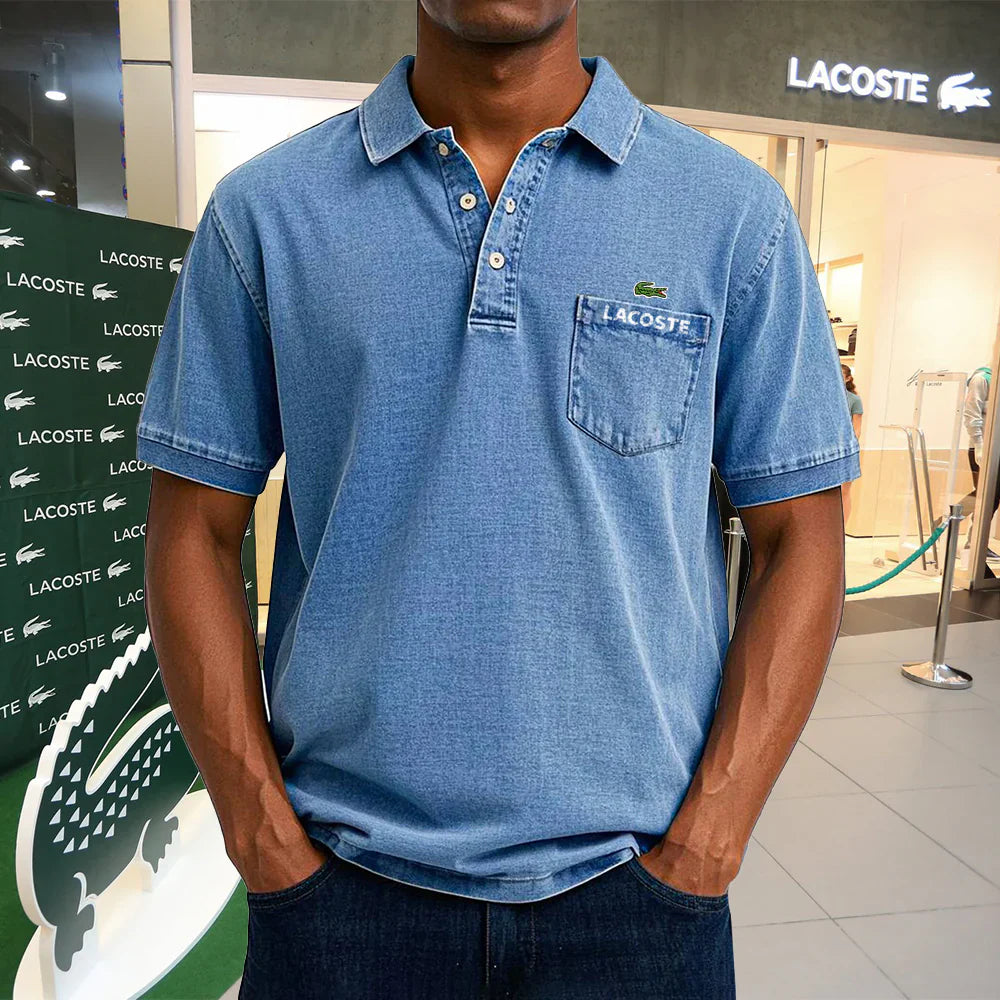LCT | Polo casual vintage de algodón