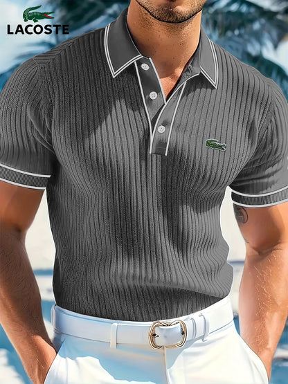 LC™ | Polo Côtelé d'Été – Maille de Coton Premium