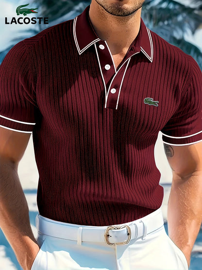 LC™ | Polo Côtelé d'Été – Maille de Coton Premium