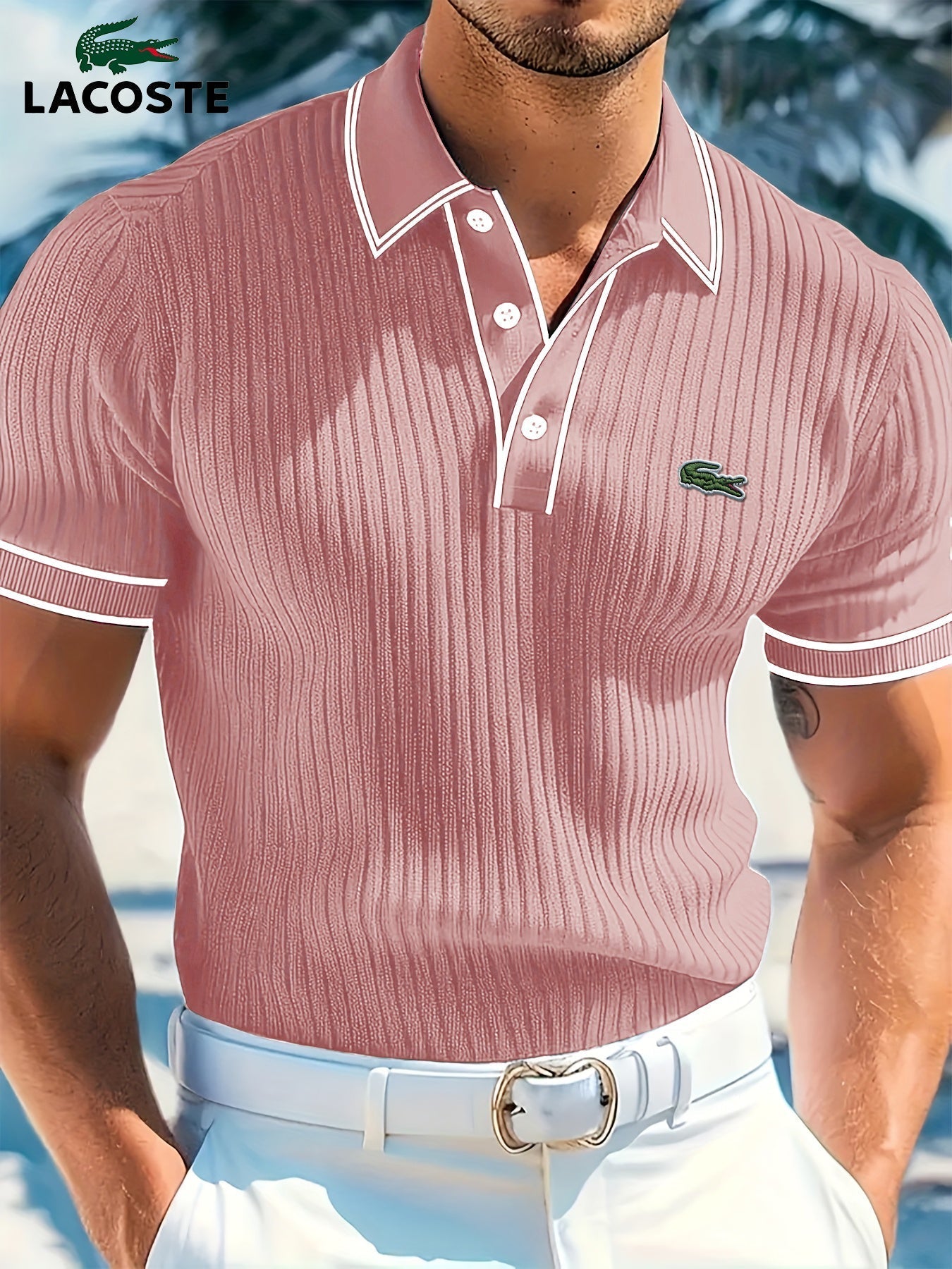 LC™ | Polo Côtelé d'Été – Maille de Coton Premium