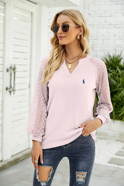 Elegante top a maniche lunghe - SVENDITA DI MAGAZZINO