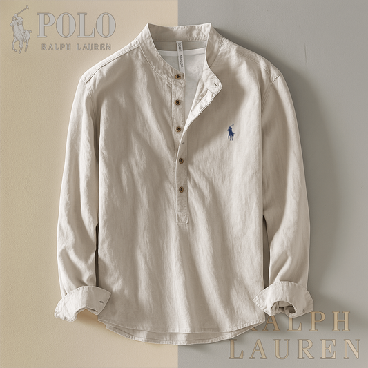 𝐑𝐋 - Camicia con colletto morbido