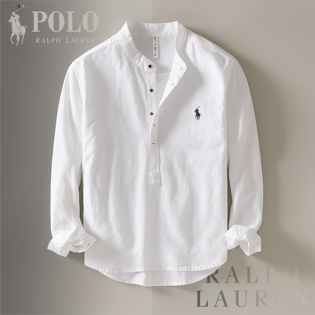 𝐑𝐋 - Camicia con colletto morbido